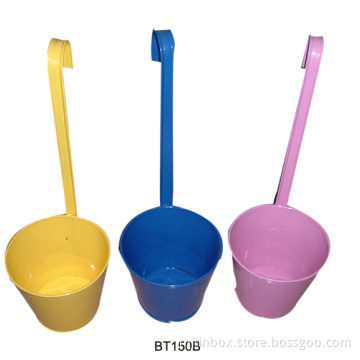 metal flower pot hang pot hang bucket